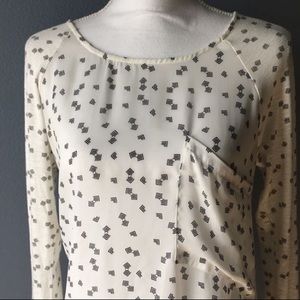 Anthropologie Dolan Long Sleeve Pocket T-shirt